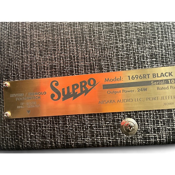 Used Supro 1696RT BLACK MAGIK Guitar Combo Amp