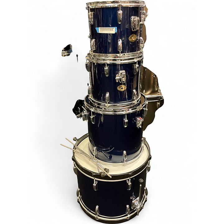 洋楽 Baimei Bystander & Midnight Blue Used TAMA 4 Piece Swingstar Midnight Blue Drum Kit Midnight Blue