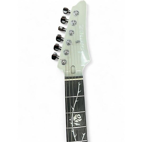 Used 2023 Ibanez TOD10 Metallic Silver Solid Body Electric Guitar