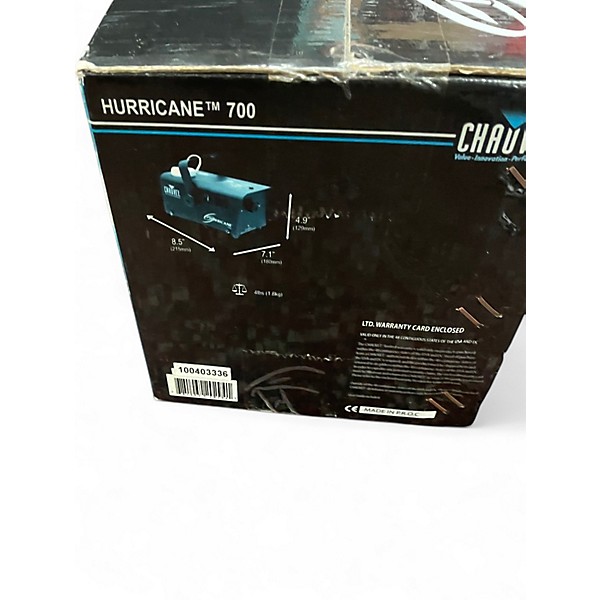 Used CHAUVET DJ HURRICANE 700 Fog Machine