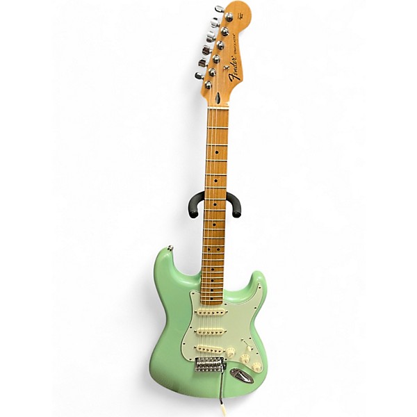 Used Fender Special edition Stratocaster Surf Green Solid Body Electric Guitar