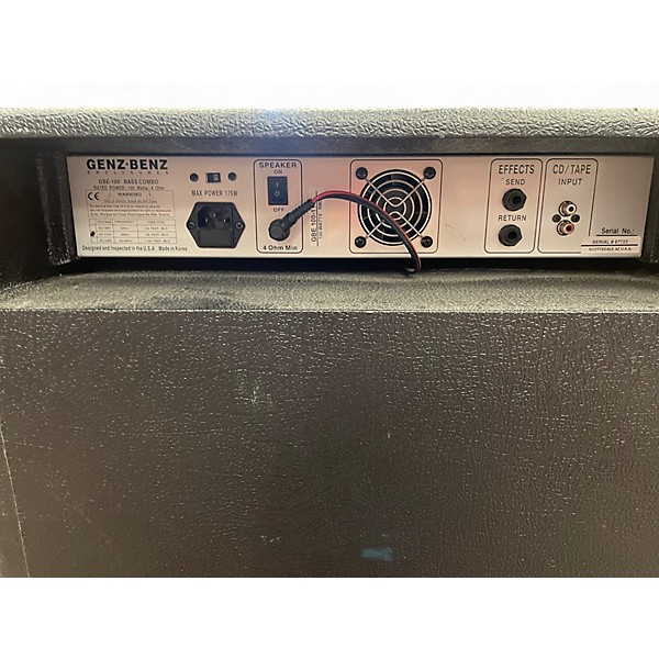 Used Genz Benz GBE100 Bass Combo Amp