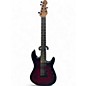 Used Sterling by Music Man JASON RICHARDSON CUTLASS 7 STRING DARK SCARLET BURST SATIN Solid Body Electric Guitar thumbnail