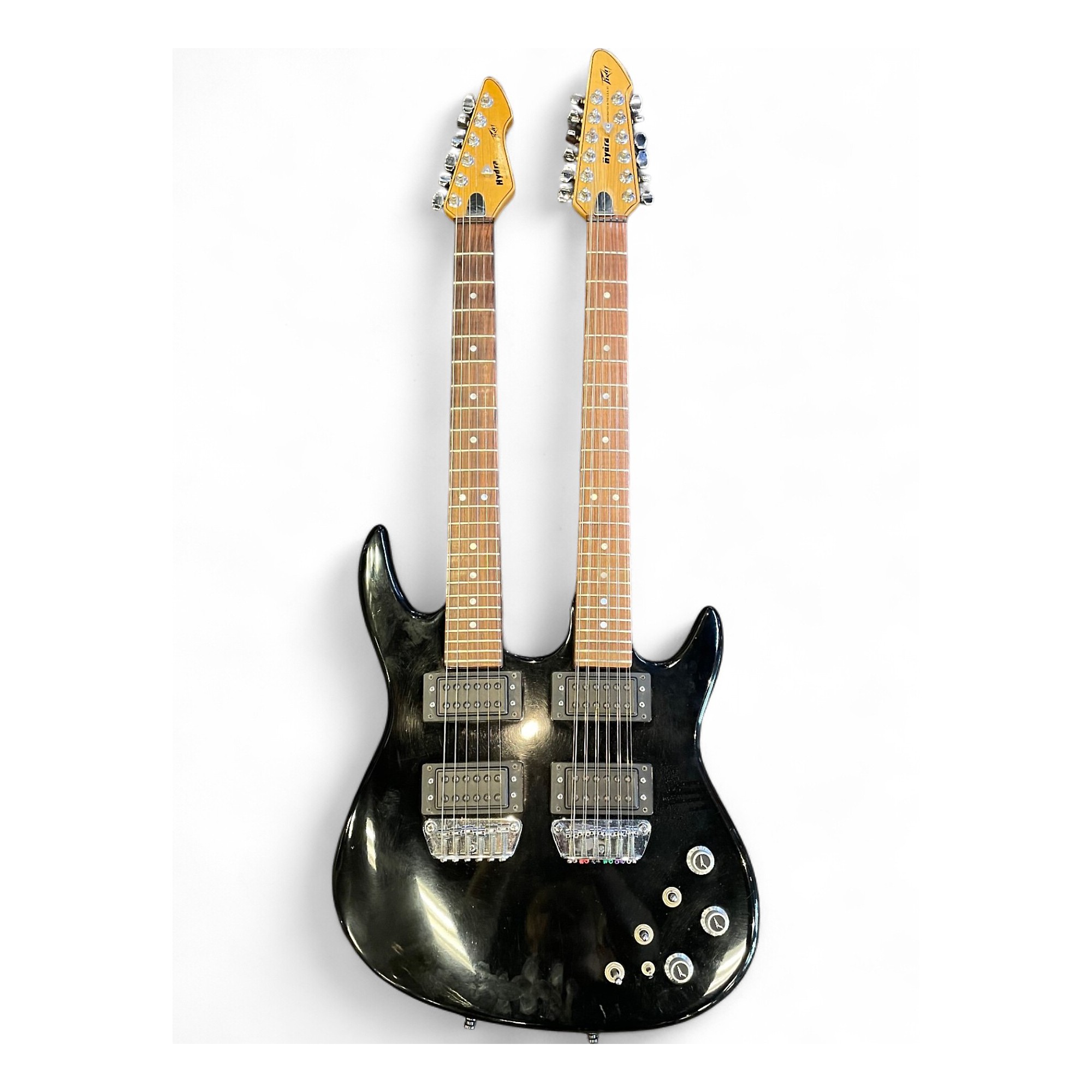 ヘタミュ グッズ イギリス アメリカ Fender™ Cream Reverse Headstock Strat™ Miniature Guitar Replica