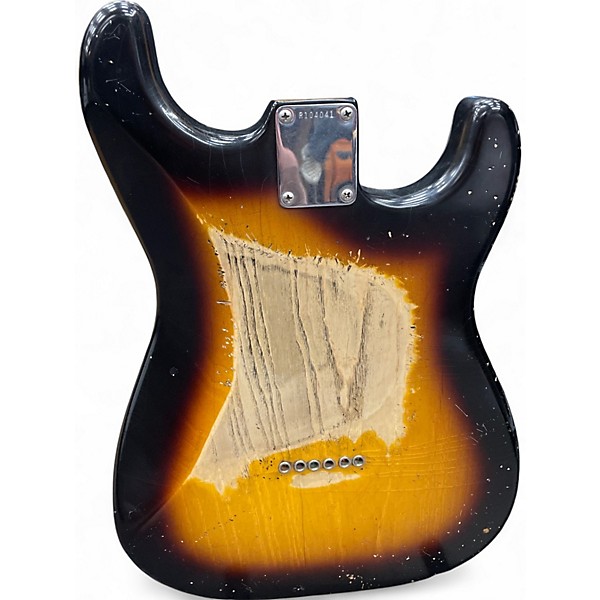 Used 2020 Fender 1955 Strat Journeyman LHR 2 Tone Sunburst Solid Body Electric Guitar