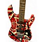Used EVH Striped Series Frankie STRIPED-RED/WHITE/BLACK Solid Body Electric Guitar