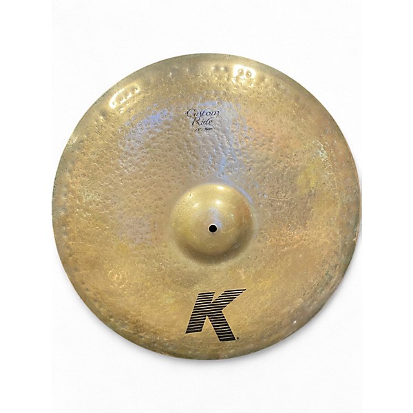 Used Zildjian 22in K Custom Ride Brilliant Cymbal