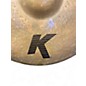 Used Zildjian 22in K Custom Ride Brilliant Cymbal