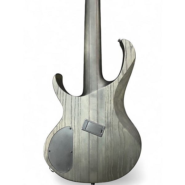 Used Ibanez BTB805MSTGF Trans Gray Electric Bass Guitar