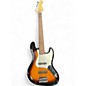 Used Squier jazz bass 5 string 3 Tone Sunburst Electric Bass Guitar thumbnail