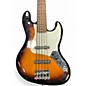 Used Squier jazz bass 5 string 3 Tone Sunburst Electric Bass Guitar