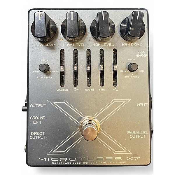 Used Darkglass Microtubes X7 Bass Effect Pedal