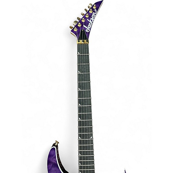 Used Jackson SL2Q Pro Series Soloist Purple Solid Body Electric Guitar