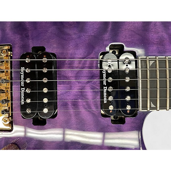Used Jackson SL2Q Pro Series Soloist Purple Solid Body Electric Guitar