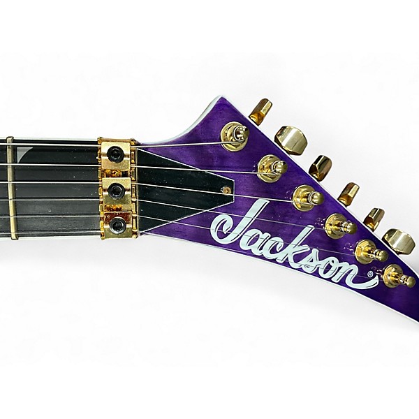 Used Jackson SL2Q Pro Series Soloist Purple Solid Body Electric Guitar