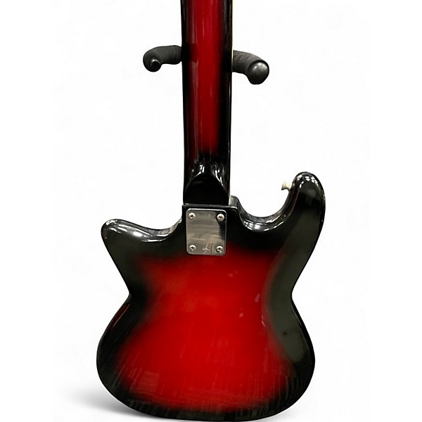 Vintage 1960s Decca DMI 203 BLOODBURST Solid Body Electric Guitar