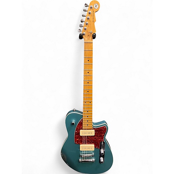 Used Reverend Charger 290 Deep Sea Blue Solid Body Electric Guitar