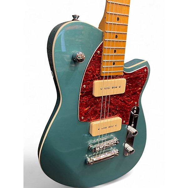 Used Reverend Charger 290 Deep Sea Blue Solid Body Electric Guitar