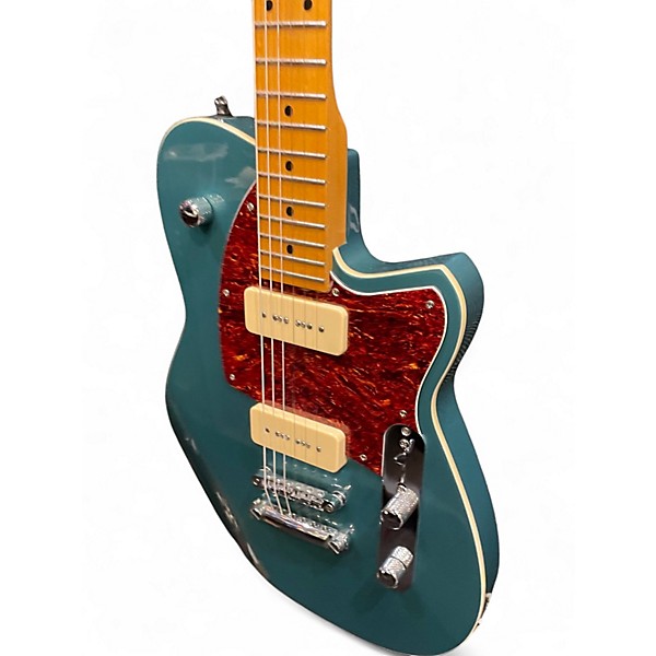 Used Reverend Charger 290 Deep Sea Blue Solid Body Electric Guitar