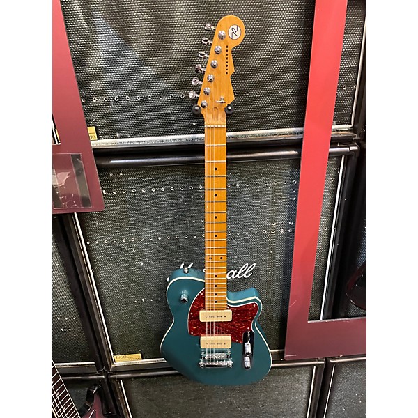 Used Reverend Charger 290 Deep Sea Blue Solid Body Electric Guitar