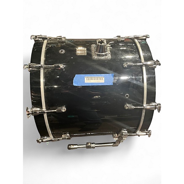 Used Yamaha 4 Piece Birch Custom Absolute Black Drum Kit