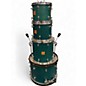 Used SONOR 4 Piece SONIC PLUS GREEN Drum Kit
