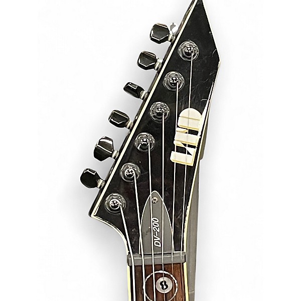 Used ESP LTD DV200 Black Solid Body Electric Guitar