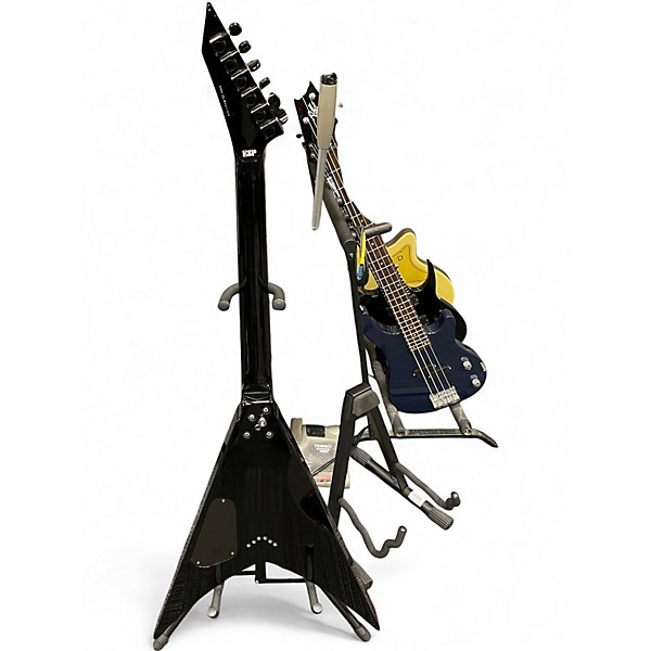 Used ESP LTD DV200 Black Solid Body Electric Guitar