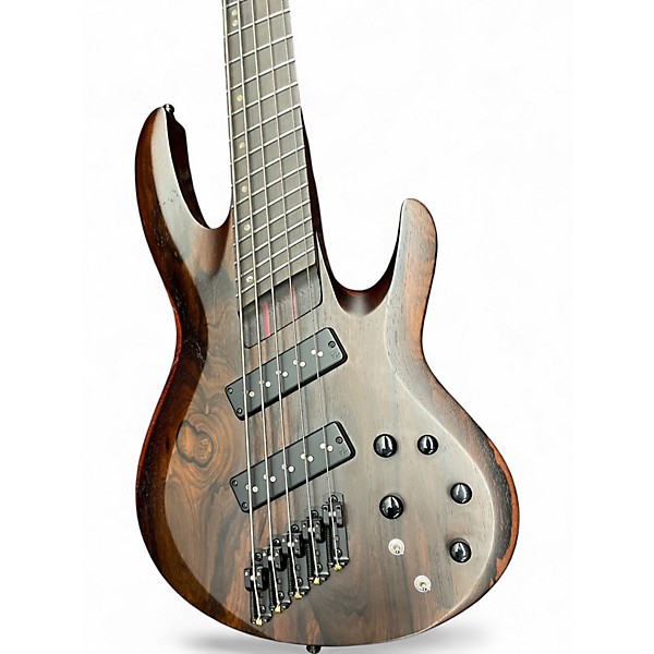 Used ESP LTDB1005MS Brown Electric Bass Guitar