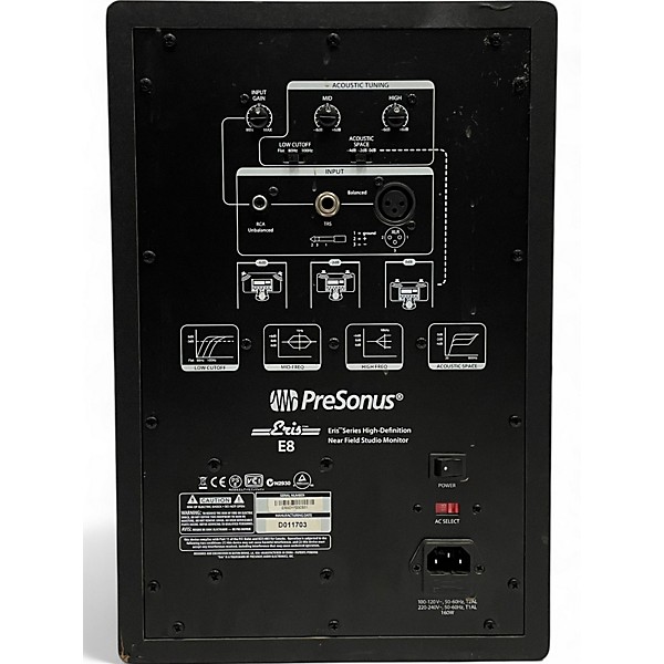 Used PreSonus ERIS E8 Powered Monitor