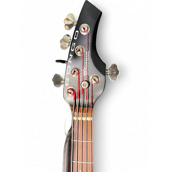 Used Ernie Ball Music Man Bongo 5 HH Black Electric Bass Guitar