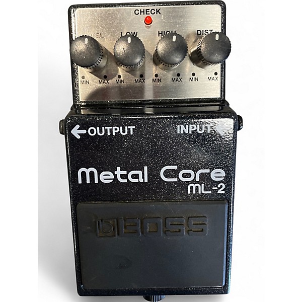 Used BOSS ML2 Metal Core Distortion Effect Pedal