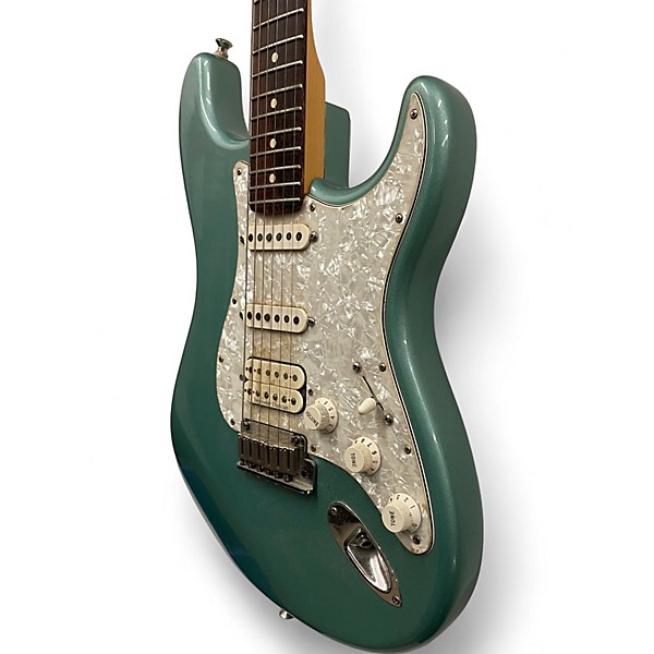 Used Fender Standard Stratocaster Surf Green Solid Body Electric Guitar