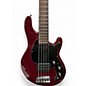 Used Status Graphite THE GROOVE 5 Burgundy Electric Bass Guitar