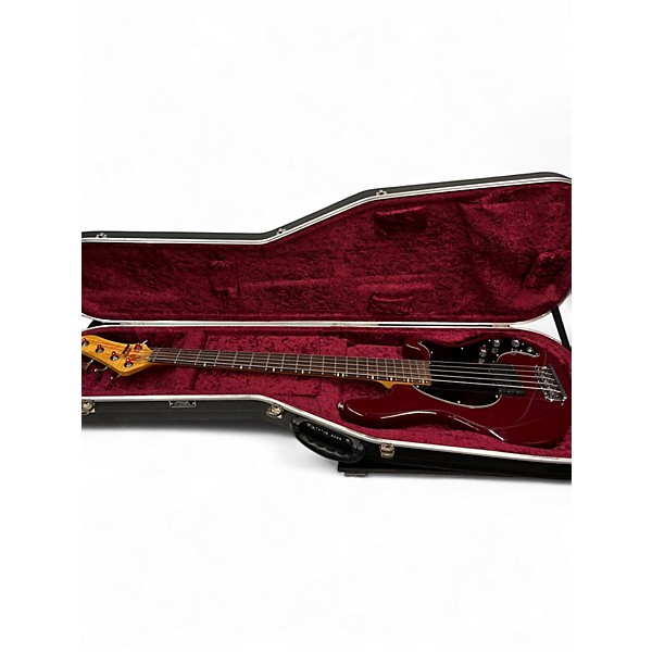 Used Status Graphite THE GROOVE 5 Burgundy Electric Bass Guitar