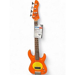 Used Flea Bass MODEL 32 Orange Electric Bass Guitar
