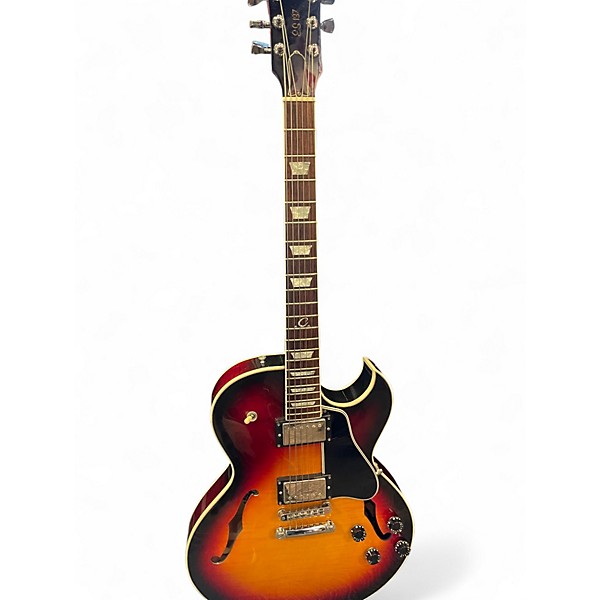 Used Gibson ES137 2 Color Sunburst Hollow Body Electric Guitar