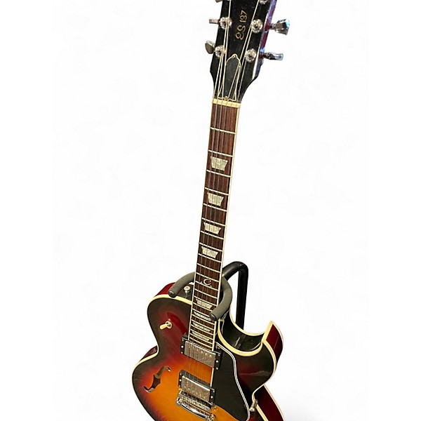 Used Gibson ES137 2 Color Sunburst Hollow Body Electric Guitar