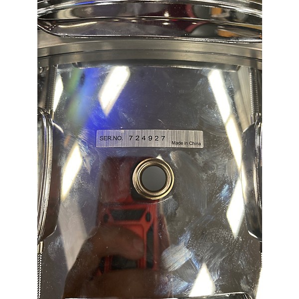 Used Majestic 14in STEEL SNARE  CHROME Drum