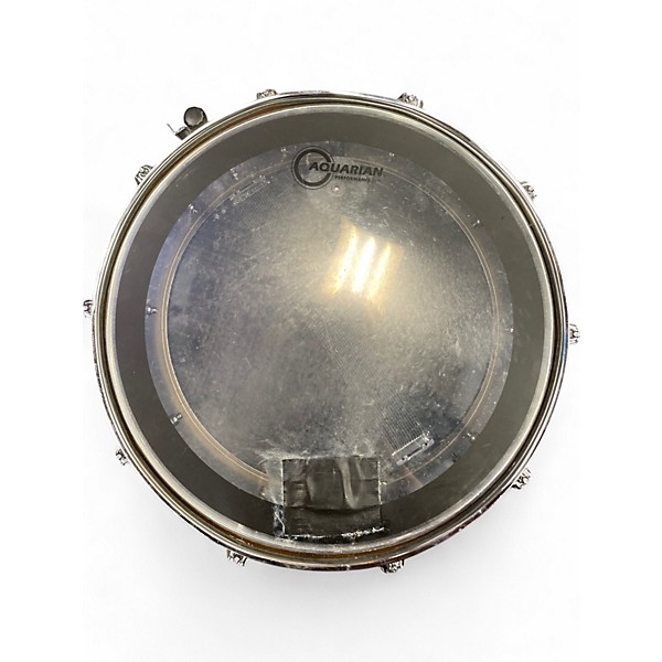 Used Majestic 14in STEEL SNARE  CHROME Drum