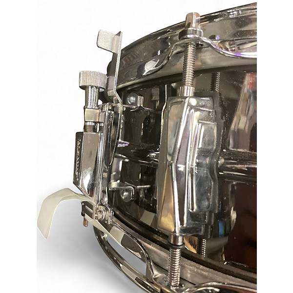 Used Ludwig 14X5.5 Ludwig Black Beauty 14" x 5" Snare Drum BLACK CHROME Drum