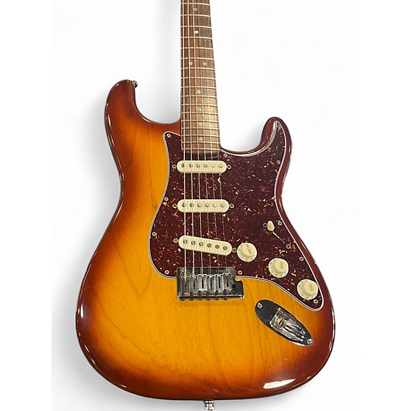 Used Fender American Deluxe Stratocaster Sunburst Solid Body Electric Guitar