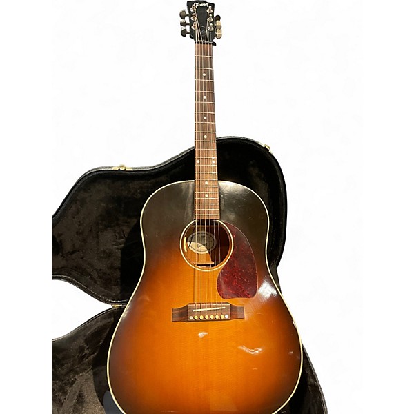 Used Gibson J45 Standard 3 Color Sunburst Acoustic Electric Guitar