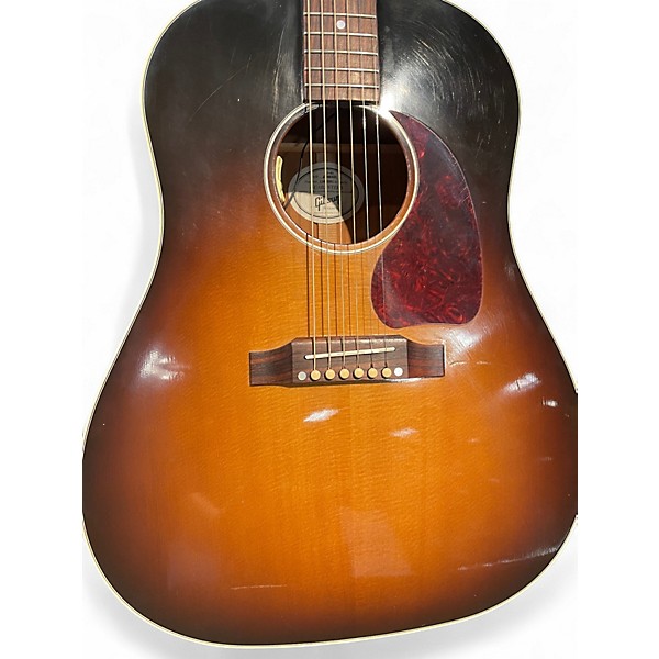 Used Gibson J45 Standard 3 Color Sunburst Acoustic Electric Guitar