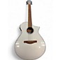 Used Ibanez AEWC210-5M Silver Sparkle Acoustic Electric Guitar thumbnail