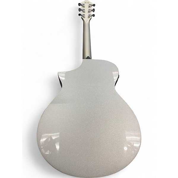 Used Ibanez AEWC210-5M Silver Sparkle Acoustic Electric Guitar