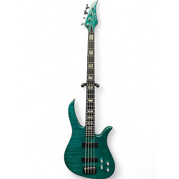 Used Carvin BB24 Brian Bromberg Forest Green Electric Bass Guitar