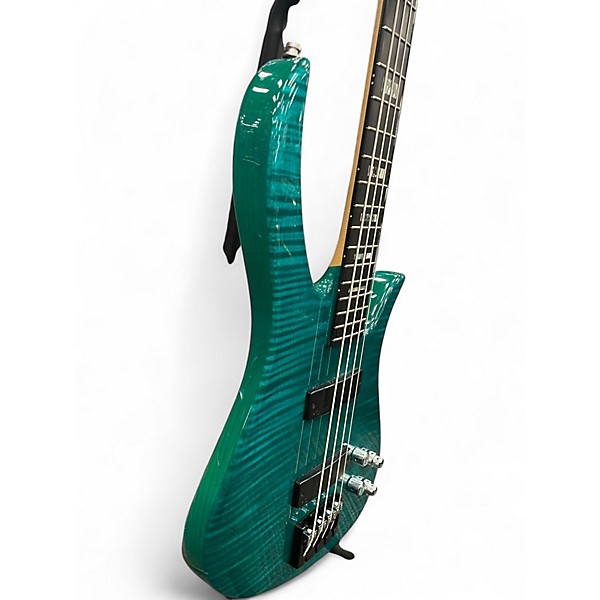 Used Carvin BB24 Brian Bromberg Forest Green Electric Bass Guitar