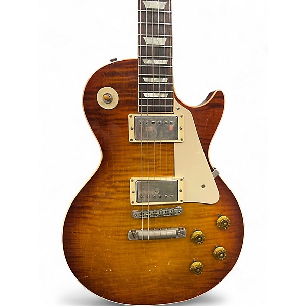 Used 2017 Gibson TOM MURPHY PAINTED AND AGED WILDWOOD LTD LES PAUL STANDARD MURPHY SUNBURST Solid Body Electric Guitar