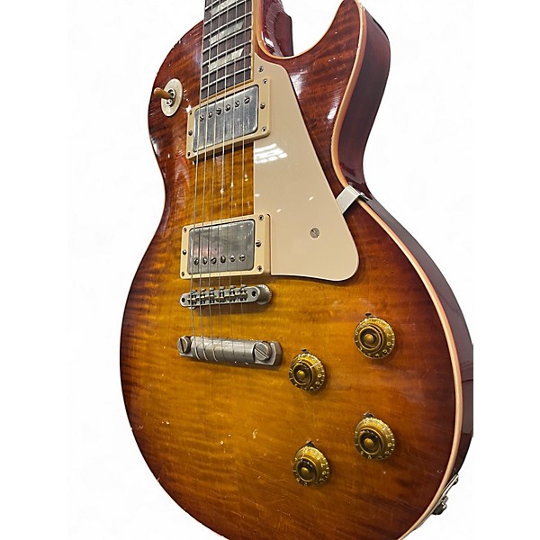 Used 2017 Gibson TOM MURPHY PAINTED AND AGED WILDWOOD LTD LES PAUL STANDARD MURPHY SUNBURST Solid Body Electric Guitar